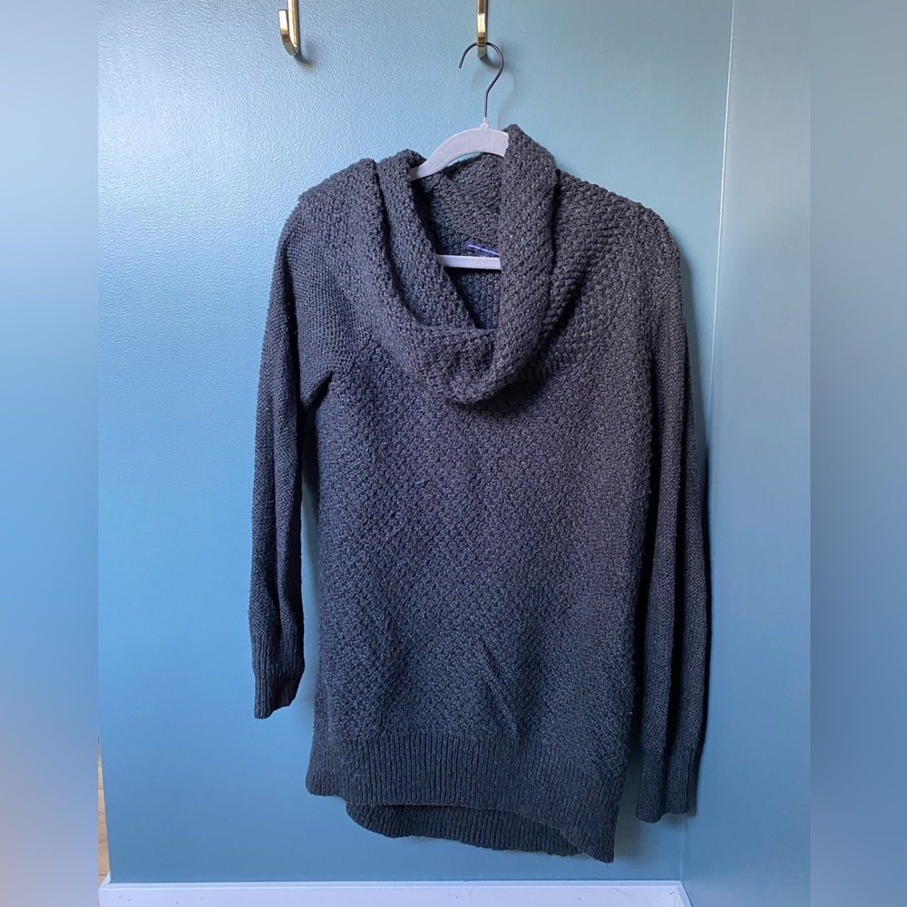 American Eagle Tunic Length Cowl Neck Sweater
